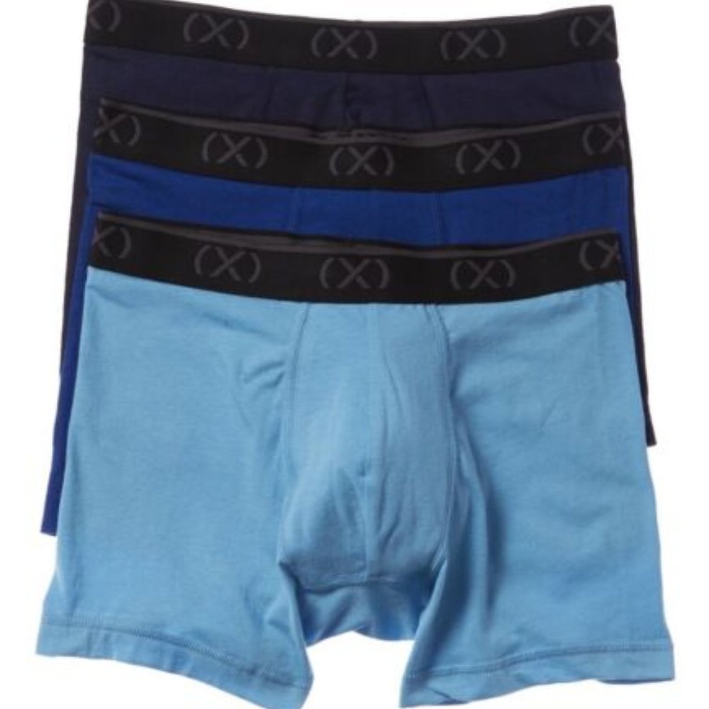 2(X)IST Stretch Boxer Briefs 3 Pack Underwear Black Men's Size X-Large XL - $42